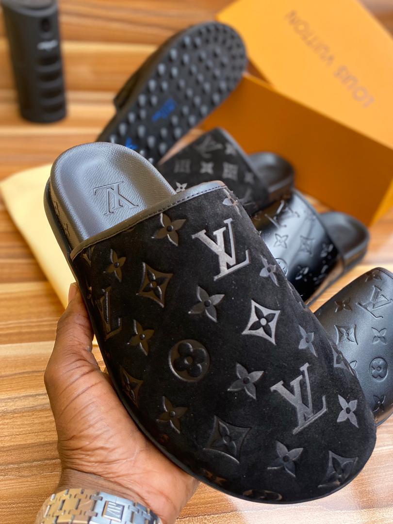Velvet Louis Vuitton half shoe - Vasiti 