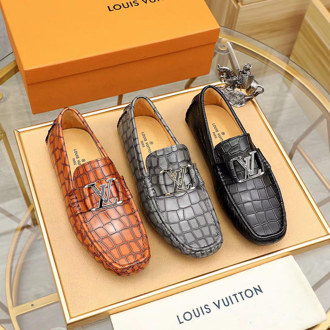 Louis Vuitton Men's LV Croc Leather 